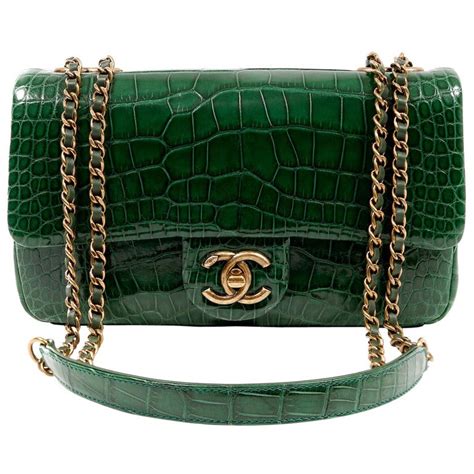 chanel emerald green medium flap|Chanel flap pattern.